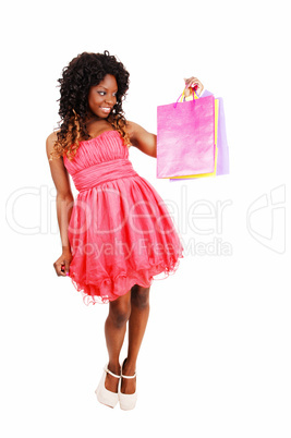 Woman with shopping bag's.