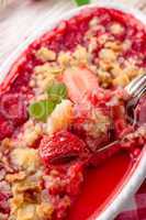 Strawberry Crumble