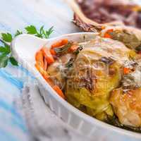 baked cabbage rolls