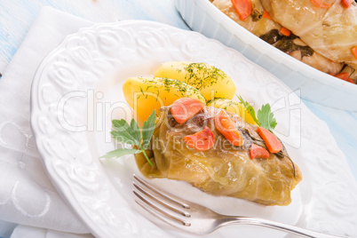 baked cabbage rolls