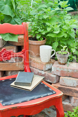 red chair