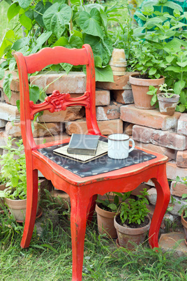 red chair