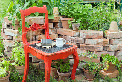 red chair