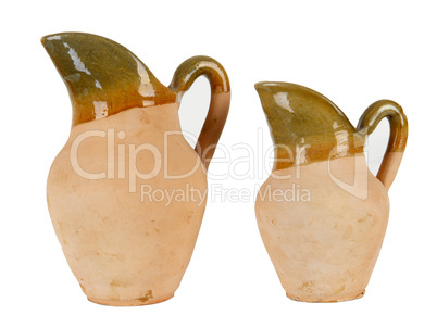 Two clay jugs