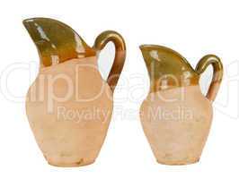 Two clay jugs