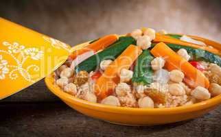 Vegetable Tajine with cous cous