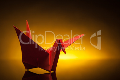 origami paper crane