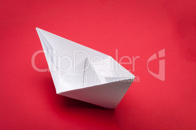 origami paper ship