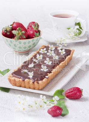 Chocolate tart