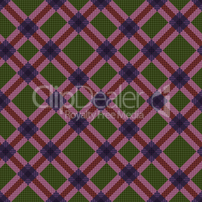 Checkered diagonal seamless tartan texture