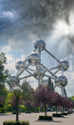 Atomium building in Brussels