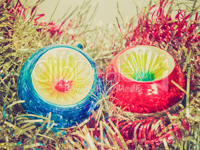 Retro look Baubles