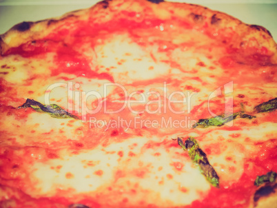 Retro look Pizza Margherita