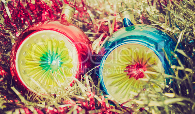 Retro look Baubles