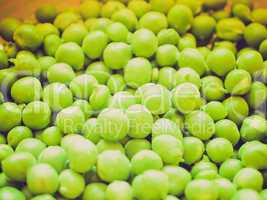 Retro look Green peas