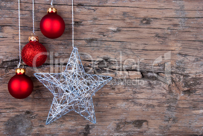 Christmas Decoration on Wood