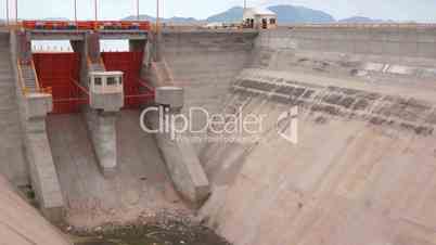 Water Dam Flood Gates Pan