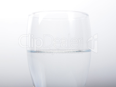 Glass of water