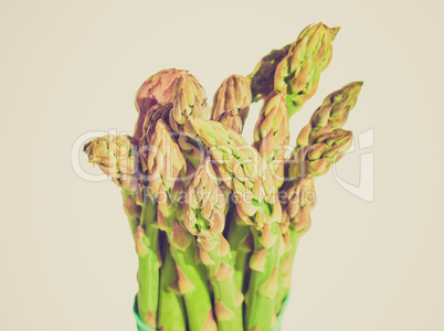 Retro look Asparagus