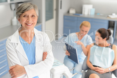Professional dentist surgeon dental clinic patient