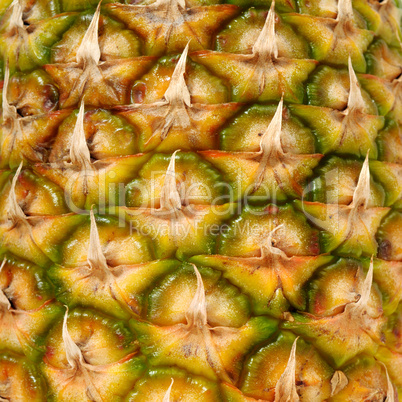 Peel pineapple