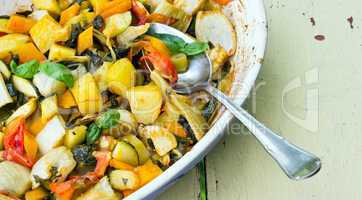 baking vegetables