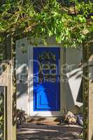 blaue Tür