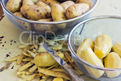 yellow potatoes
