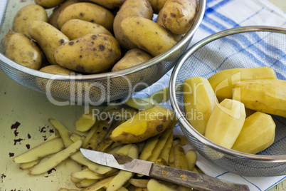 yellow potatoes