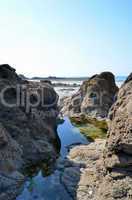 Felsen Küste Meer Strand