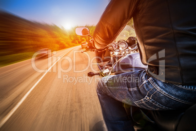 Biker First-person view