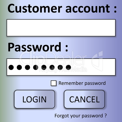 Login form