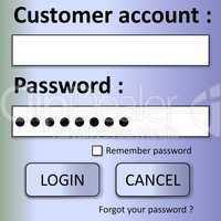 Login form