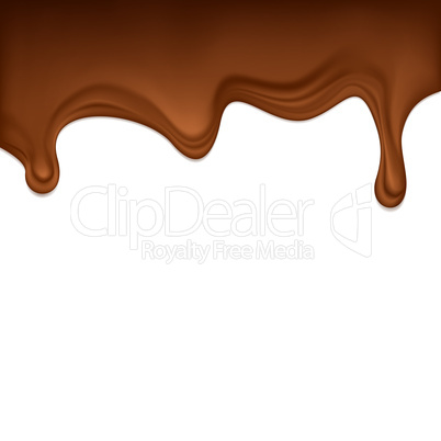 Dripping chocolate