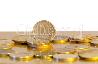Ten-rouble coins