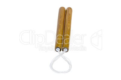 Nunchaku, isolated on white background