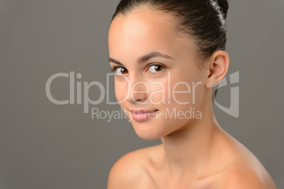 Beauty face teenage girl cosmetics skin care