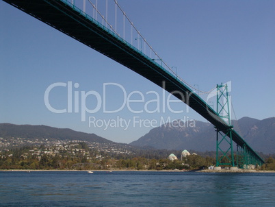 Lions Gate Bridge in Vancouver