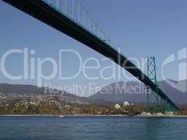 Lions Gate Bridge in Vancouver