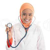 Young Muslim female doctor