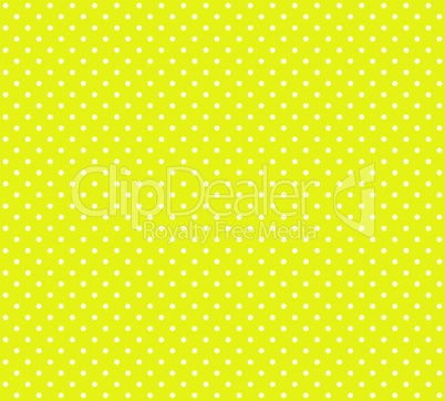 Hintergrund - Weiße Pünktchen auf gelb
