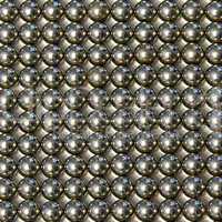 background of small metal balls on a light background