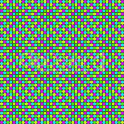 Hintergrund mit blauen grünen gelben und violetten Punkten