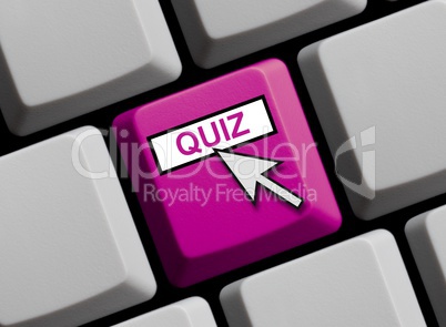 Tastatur violett: Quiz