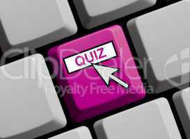 Tastatur violett: Quiz