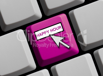 Tastatur violett: Happy Hour