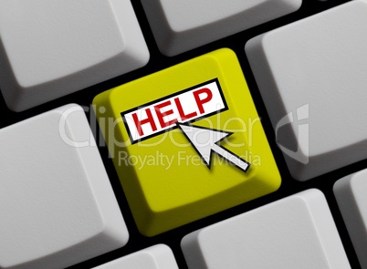 Tastatur gelb: Help