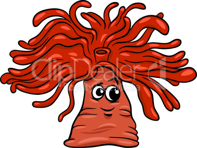 anemone character cartoon illustration