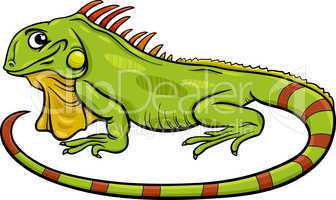 iguana animal cartoon illustration