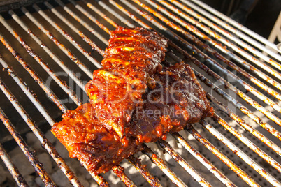 Spare Ribs auf dem Grill